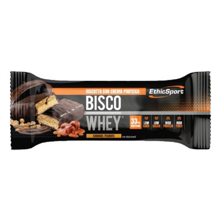 BISCO WHEY CARAMEL PEA BARR